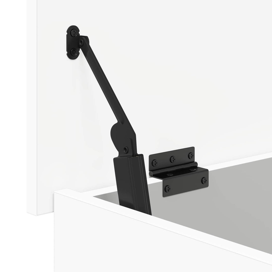 Opbevaringskiste Hvid 100 x 40 x 50 cm Konstrueret træ
