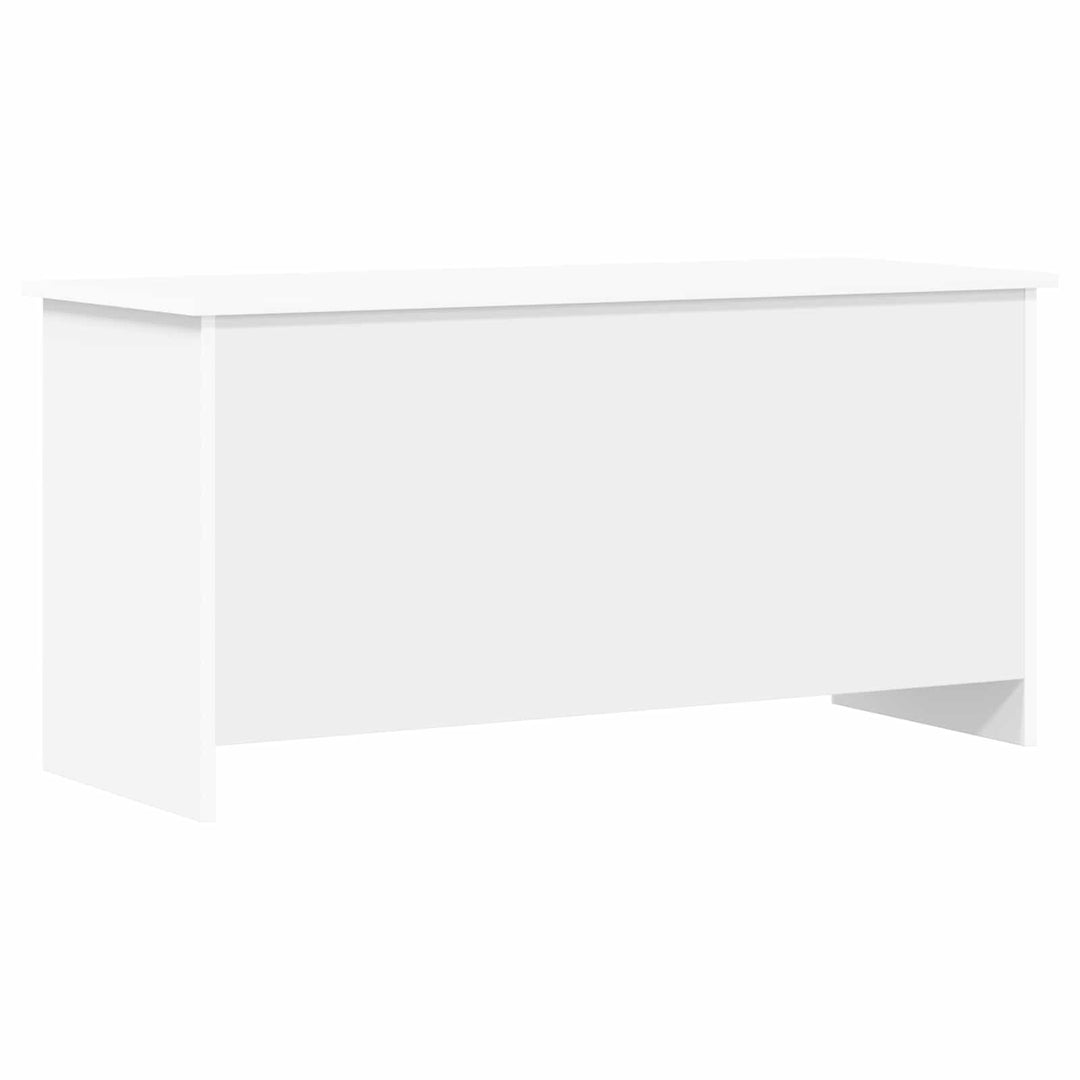 Opbevaringskiste Hvid 100 x 40 x 50 cm Konstrueret træ