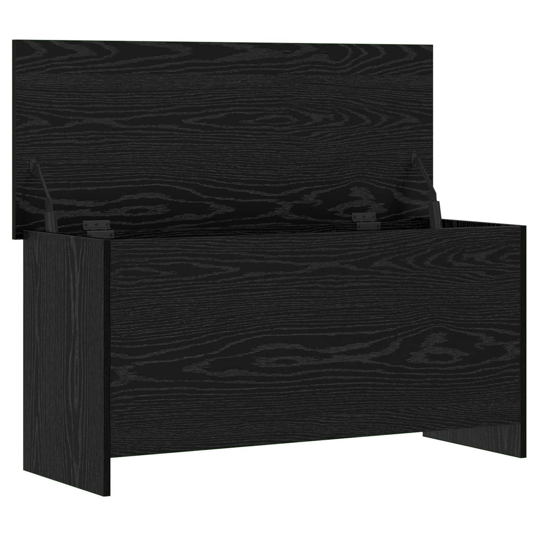 Opbevaringskiste Sort eg 100 x 40 x 50 cm Konstrueret træ