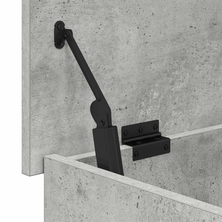 Opbevaringskiste Betongrå 100 x 40 x 50 cm Konstrueret træ