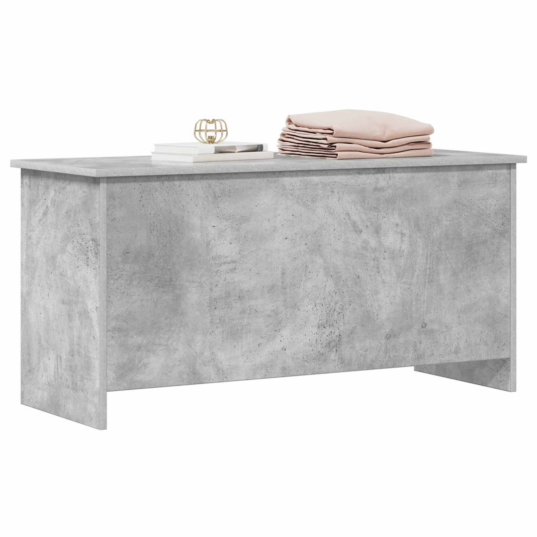 Opbevaringskiste Betongrå 100 x 40 x 50 cm Konstrueret træ