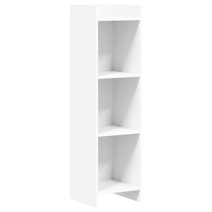 Bogreol Hvid 30 x 30 x 111 cm Konstrueret træ