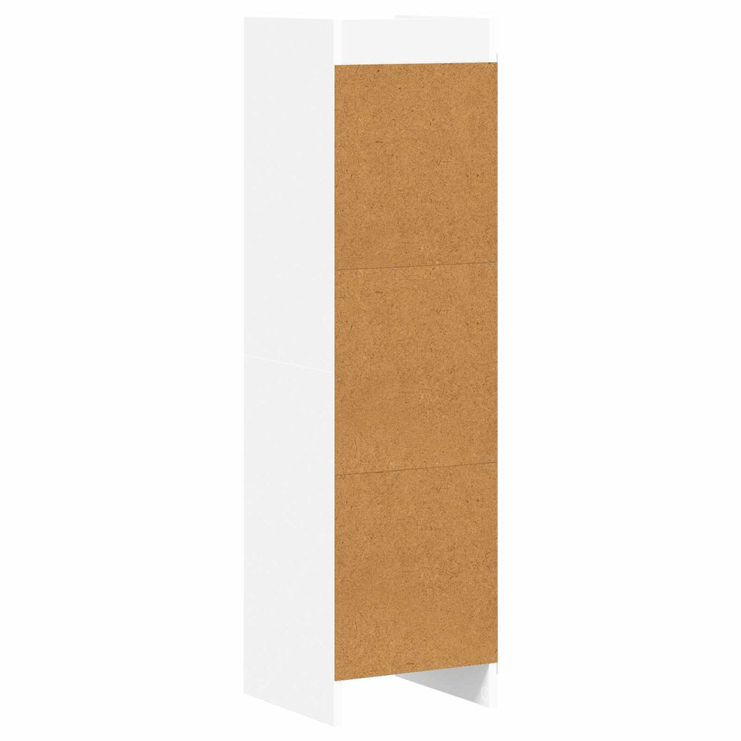 Bogreol Hvid 30 x 30 x 111 cm Konstrueret træ