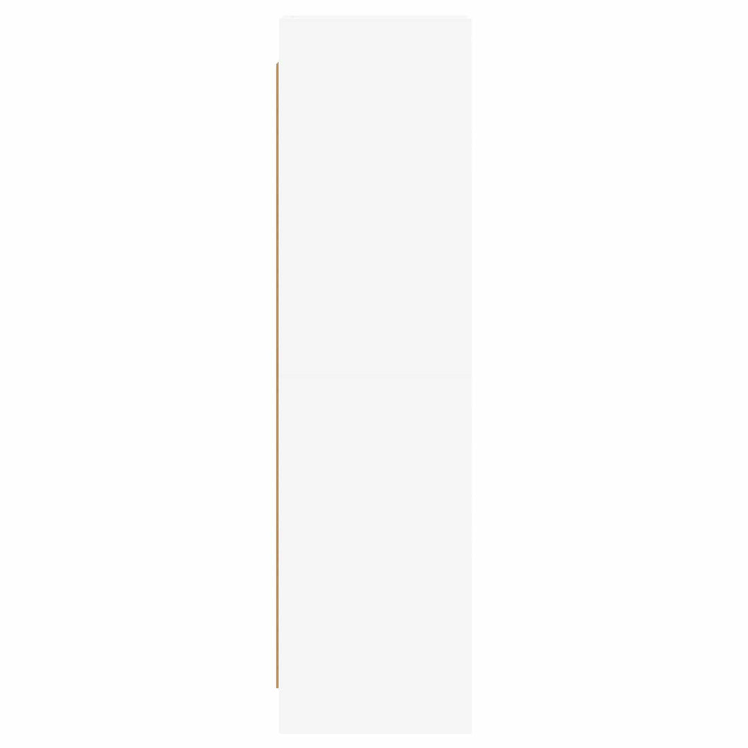 Bogreol Hvid 30 x 30 x 111 cm Konstrueret træ