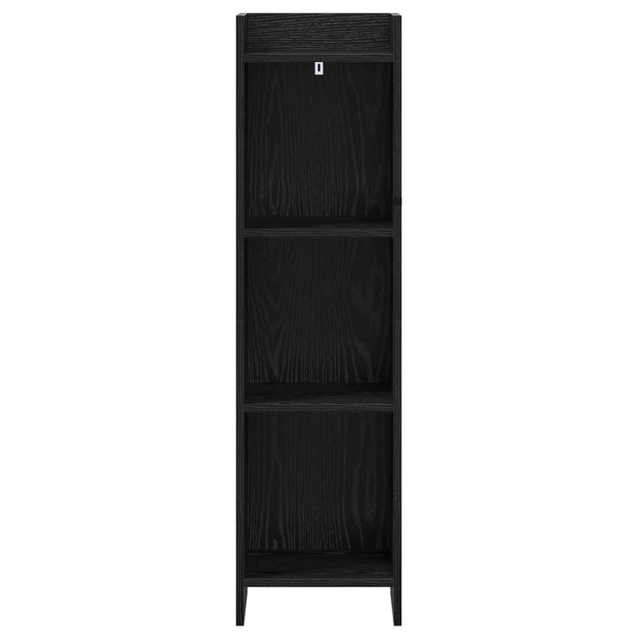 Bogreol Sort eg 30 x 30 x 111 cm Konstrueret træ