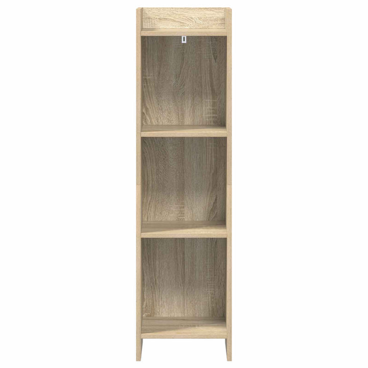 Bogreol Sonoma-eg 30 x 30 x 111 cm Konstrueret træ