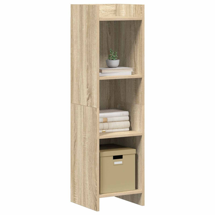 Bogreol Sonoma-eg 30 x 30 x 111 cm Konstrueret træ
