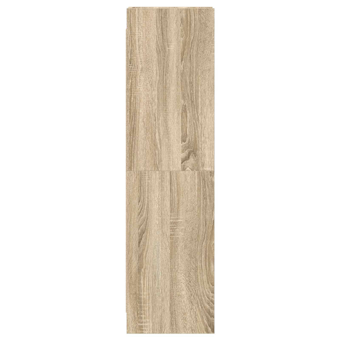 Bogreol Sonoma-eg 30 x 30 x 111 cm Konstrueret træ
