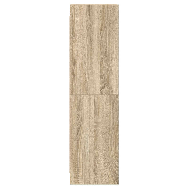 Bogreol Sonoma-eg 30 x 30 x 111 cm Konstrueret træ
