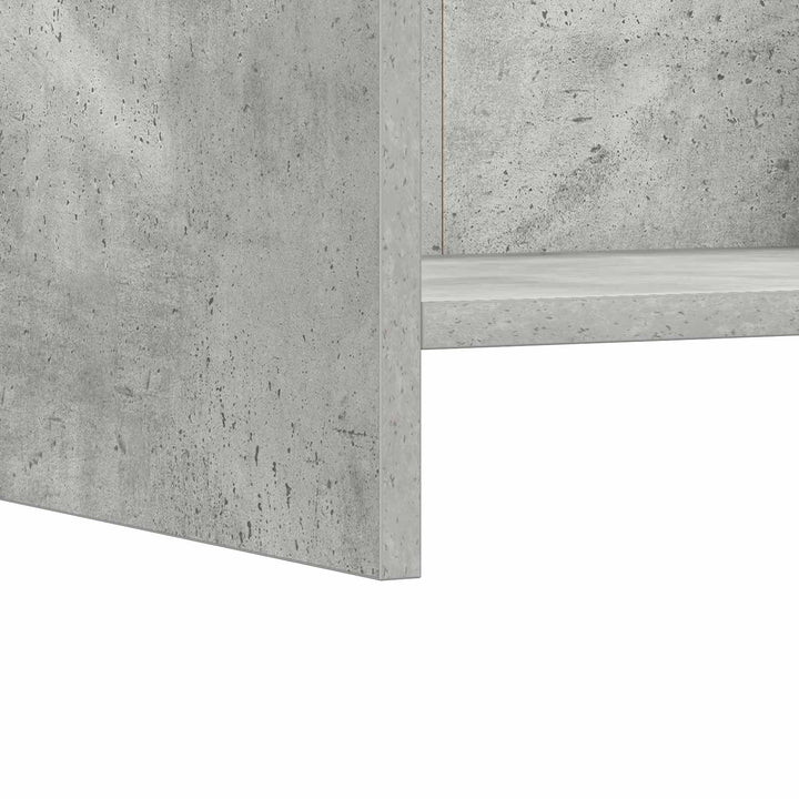 Bogreol Beton Grå 30 x 30 x 111 cm Konstrueret træ