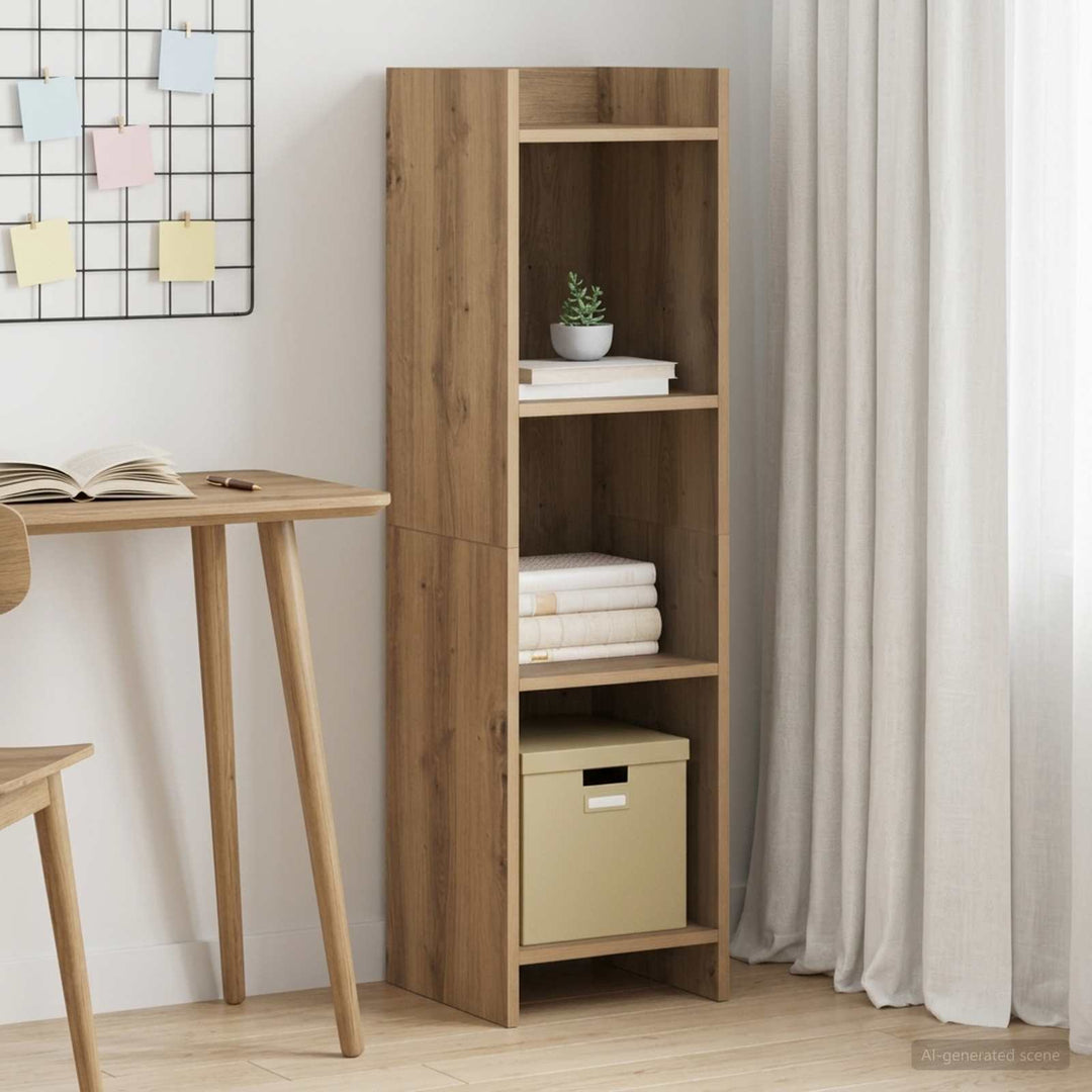 Bogreol 3 niveauer 30 x 30 x 111 cm Artisan-eg