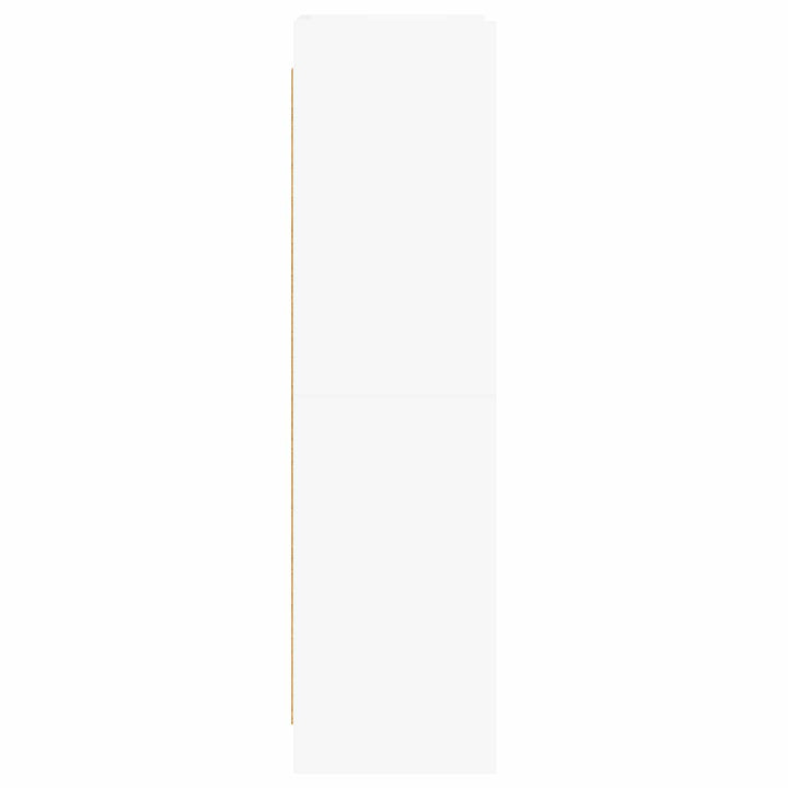 Bogreol Hvid 59 x 30 x 111 cm Konstrueret træ