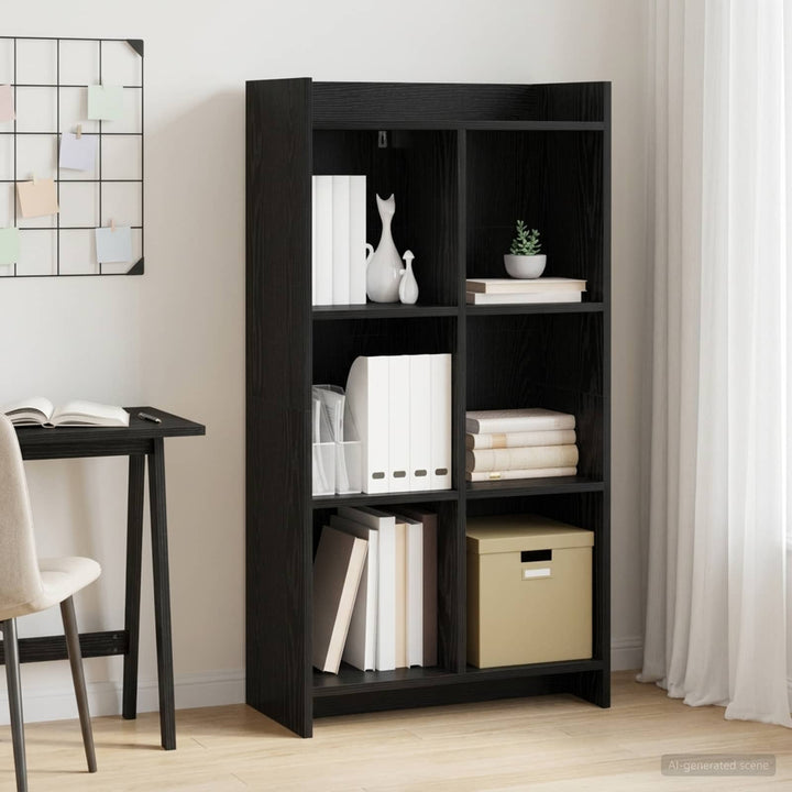 Bogreol Sort eg 59 x 30 x 111 cm Konstrueret træ