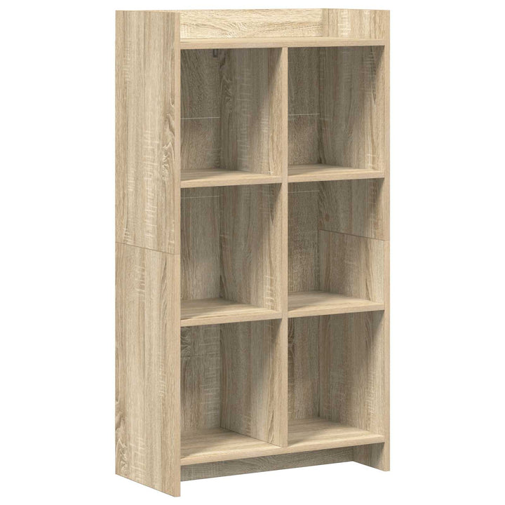Bogreol Sonoma-eg 59 x 30 x 111 cm Konstrueret træ