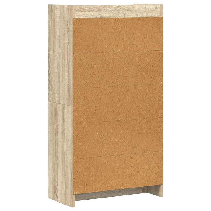 Bogreol Sonoma-eg 59 x 30 x 111 cm Konstrueret træ