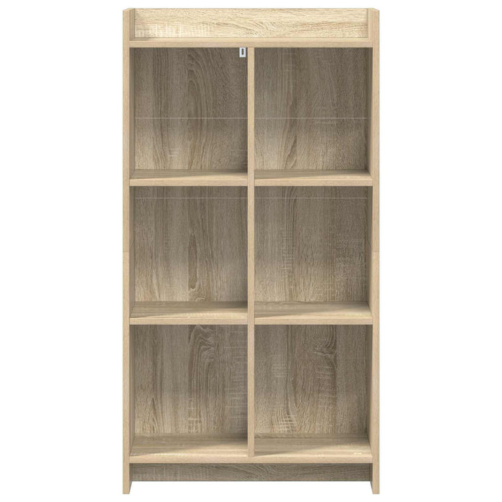 Bogreol Sonoma-eg 59 x 30 x 111 cm Konstrueret træ