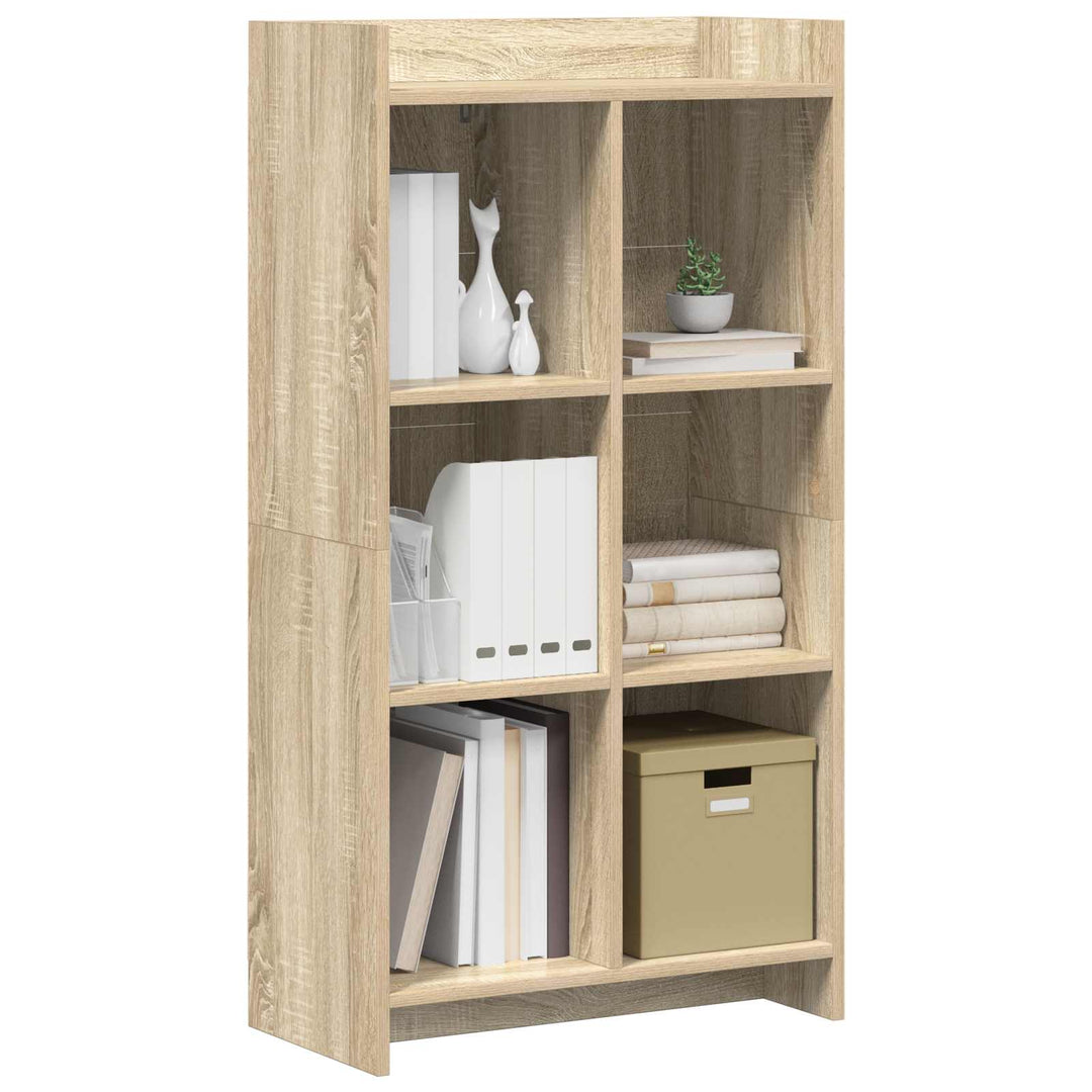 Bogreol Sonoma-eg 59 x 30 x 111 cm Konstrueret træ