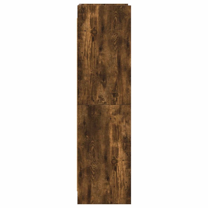 Bogreol Røget eg 59 x 30 x 111 cm Konstrueret træ