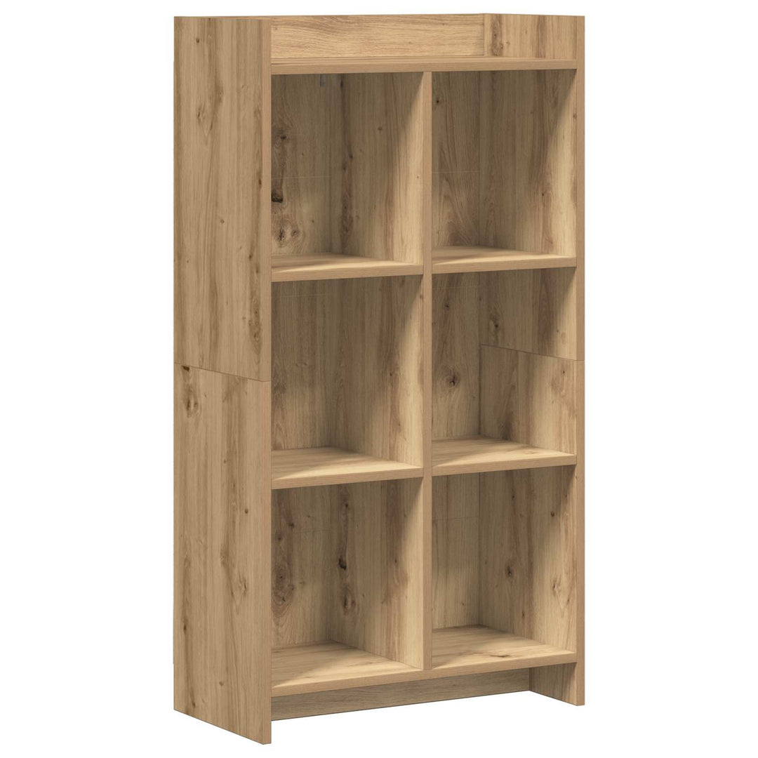 Bogreol 6 niveauer 59 x 30 x 111 cm Artisan-eg