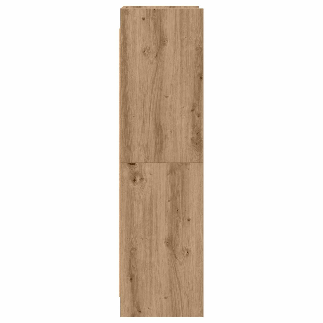 Bogreol Artisan-eg 59 x 30 x 111 cm Konstrueret træ