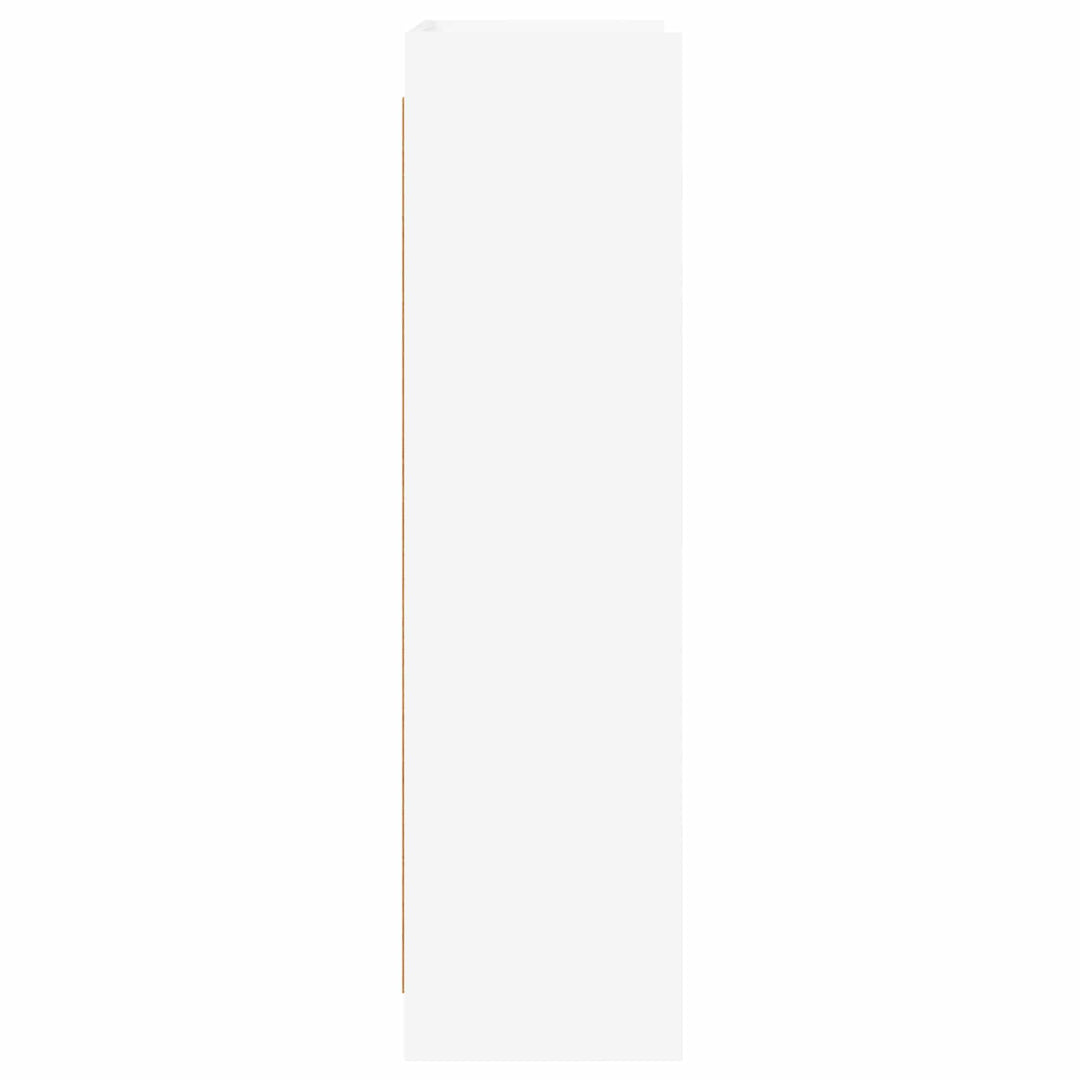 Bogreol Hvid 87,5 x 30 x 111 cm Konstrueret træ