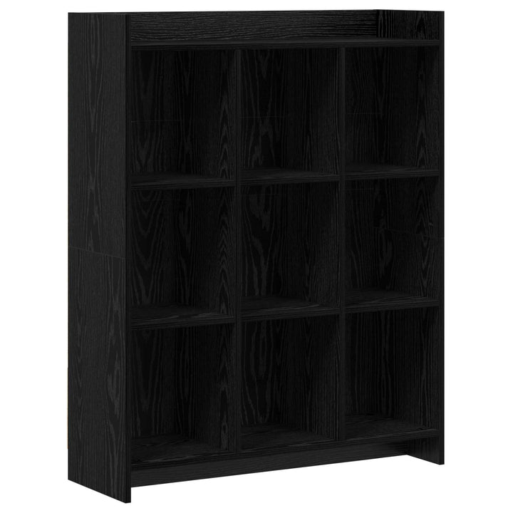 Bogreol Sort eg 87,5 x 30 x 111 cm Konstrueret træ