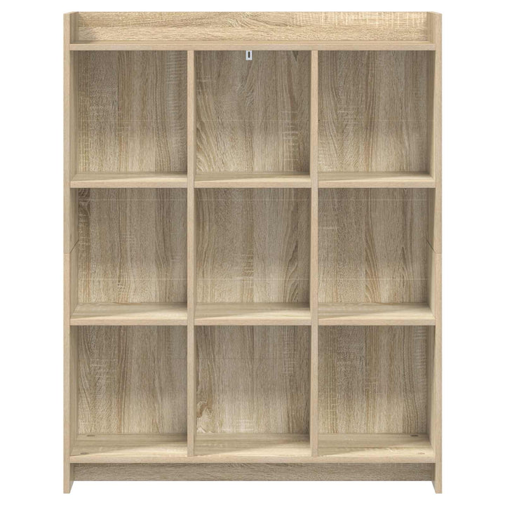 Bogreol Sonoma-eg 87,5 x 30 x 111 cm Konstrueret træ