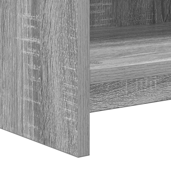 Bogreol Grå Sonoma 87,5 x 30 x 111 cm Konstrueret træ
