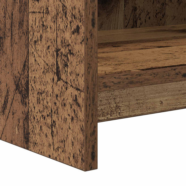 Bogreol Gammelt træ 87,5 x 30 x 111 cm Konstrueret træ