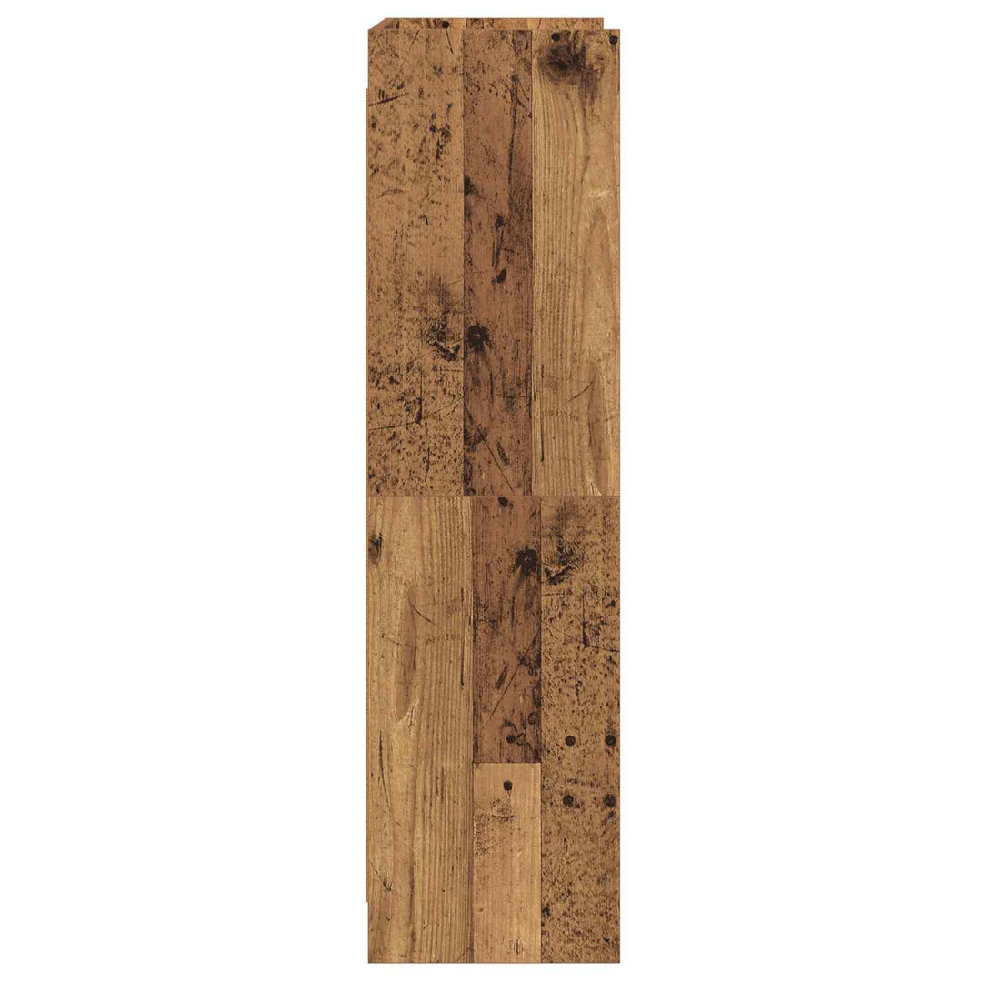 Bogreol Gammelt træ 87,5 x 30 x 111 cm Konstrueret træ