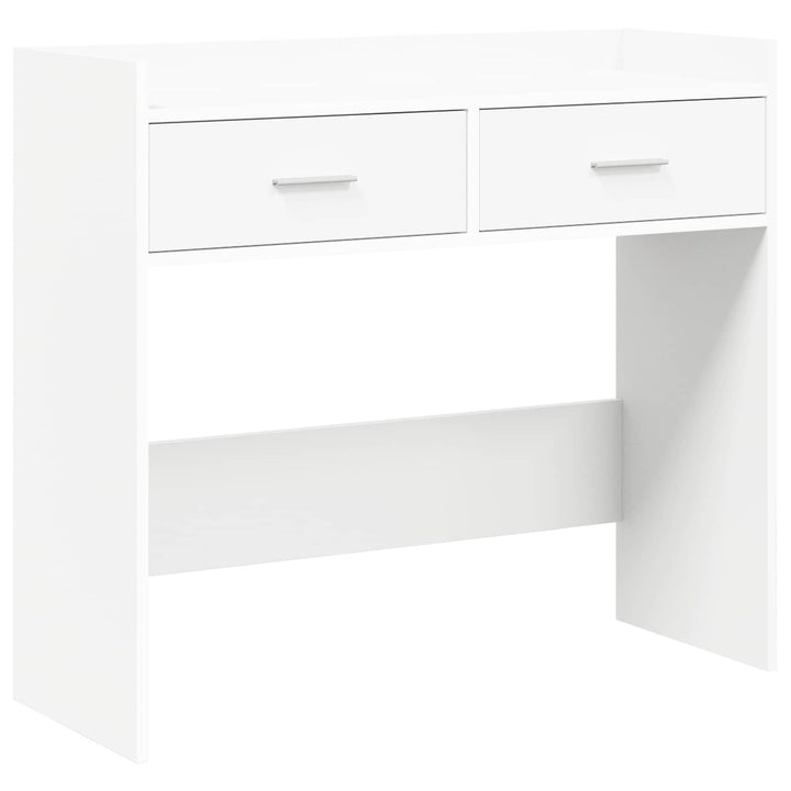 Konsolbord Hvid 90 x 35 x 80 cm Konstrueret træ