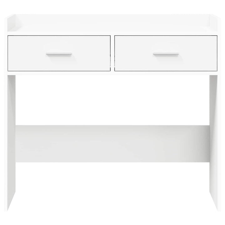 Konsolbord Hvid 90 x 35 x 80 cm Konstrueret træ