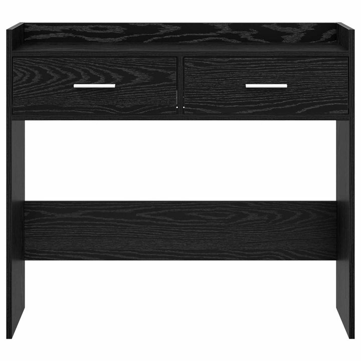 Konsolbord Sort eg 90 x 35 x 80 cm Konstrueret træ