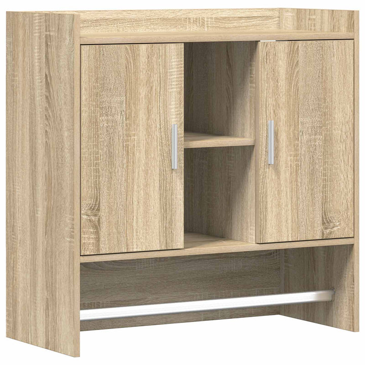Væghylde Vægmonteret Sonoma-eg 80 x 36 x 80 cm Konstrueret træ