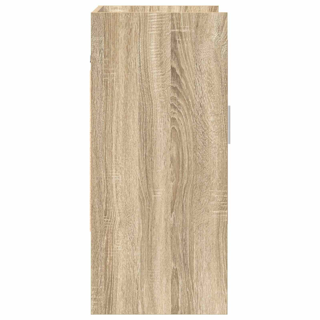 Væghylde Vægmonteret Sonoma-eg 80 x 36 x 80 cm Konstrueret træ
