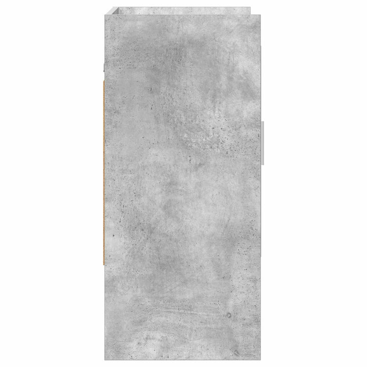 Væghylde Vægmonteret Betongrå 80 x 36 x 80 cm Konstrueret træ