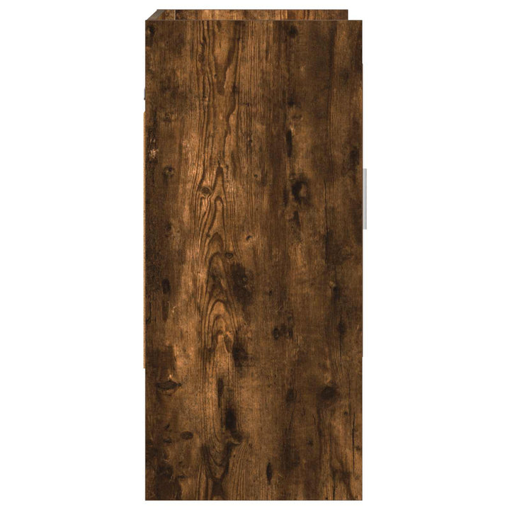 Væghylde Vægmonteret Røget eg 80 x 36 x 80 cm Konstrueret træ