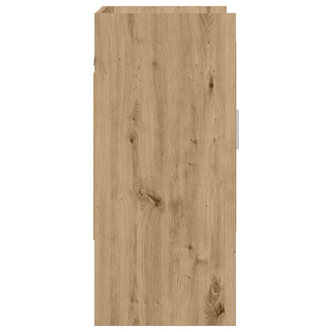 Væghylde Vægmonteret Artisan-eg 80 x 36 x 80 cm Konstrueret træ