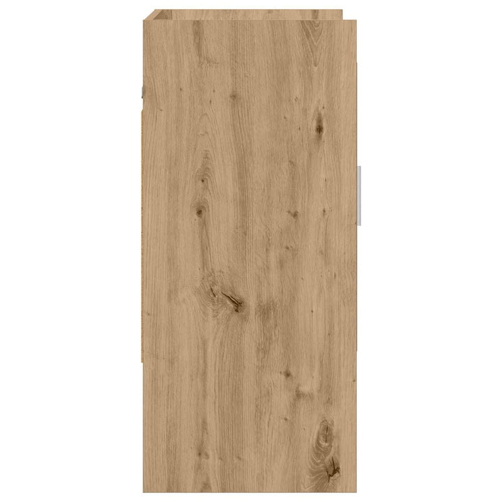 Væghylde Vægmonteret Artisan-eg 80 x 36 x 80 cm Konstrueret træ