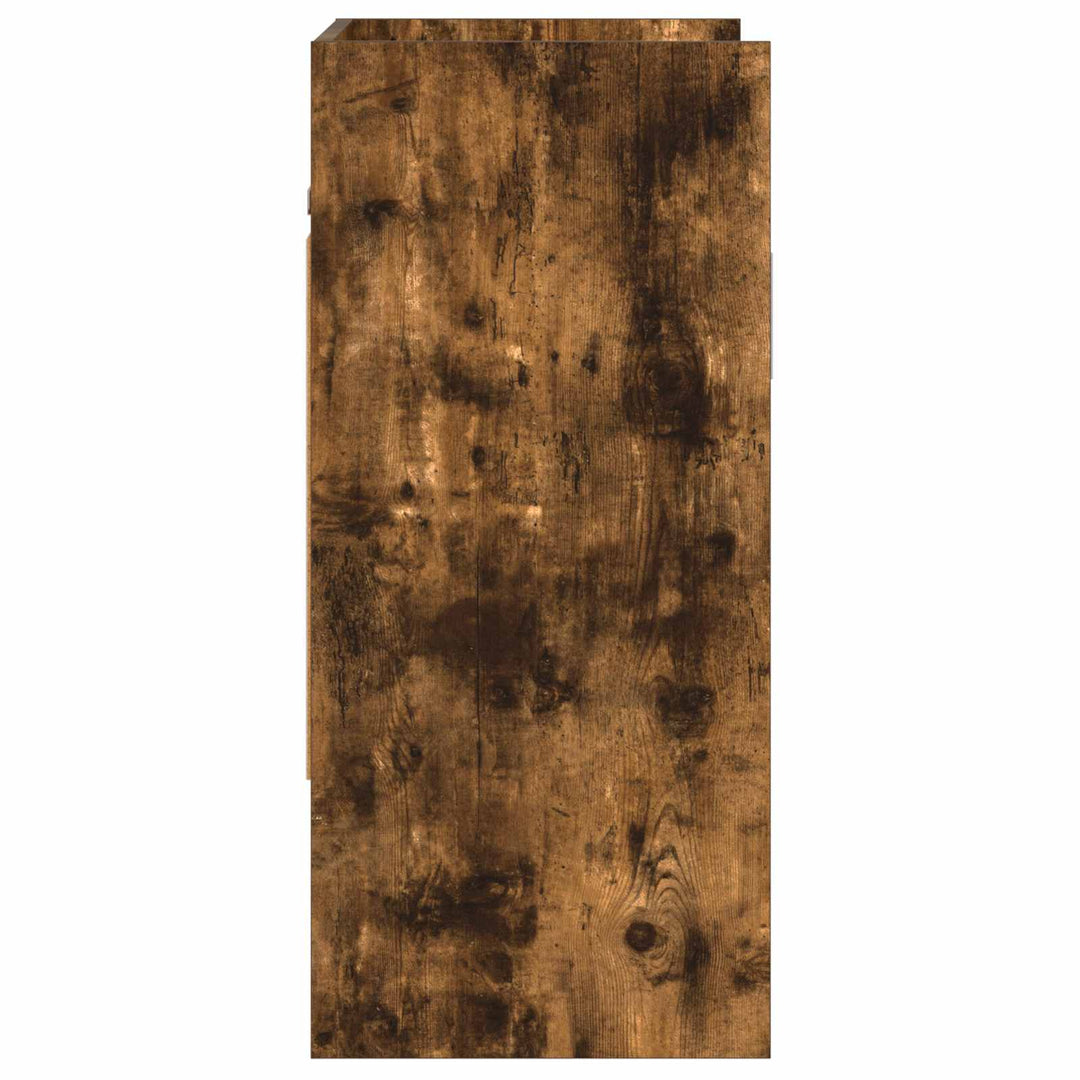 Væghylde Vægmonteret Røget eg 80 x 36 x 80 cm Konstrueret træ