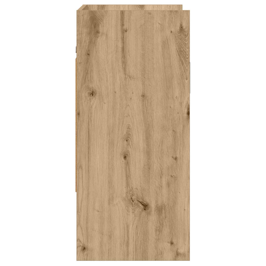 Væghylde Vægmonteret Artisan-eg 80 x 36 x 80 cm Konstrueret træ