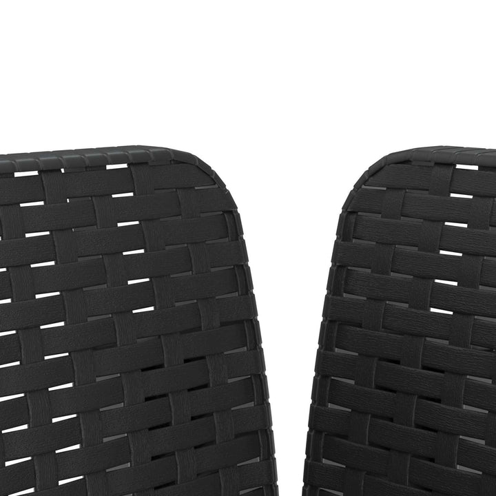 1-personers Lænestol Rattan Look PP Antracit