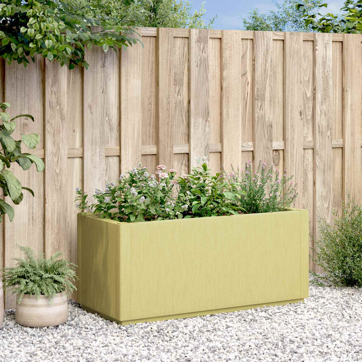 Haveblomsterkasse Grøn 80 x 36 x 35 cm PP