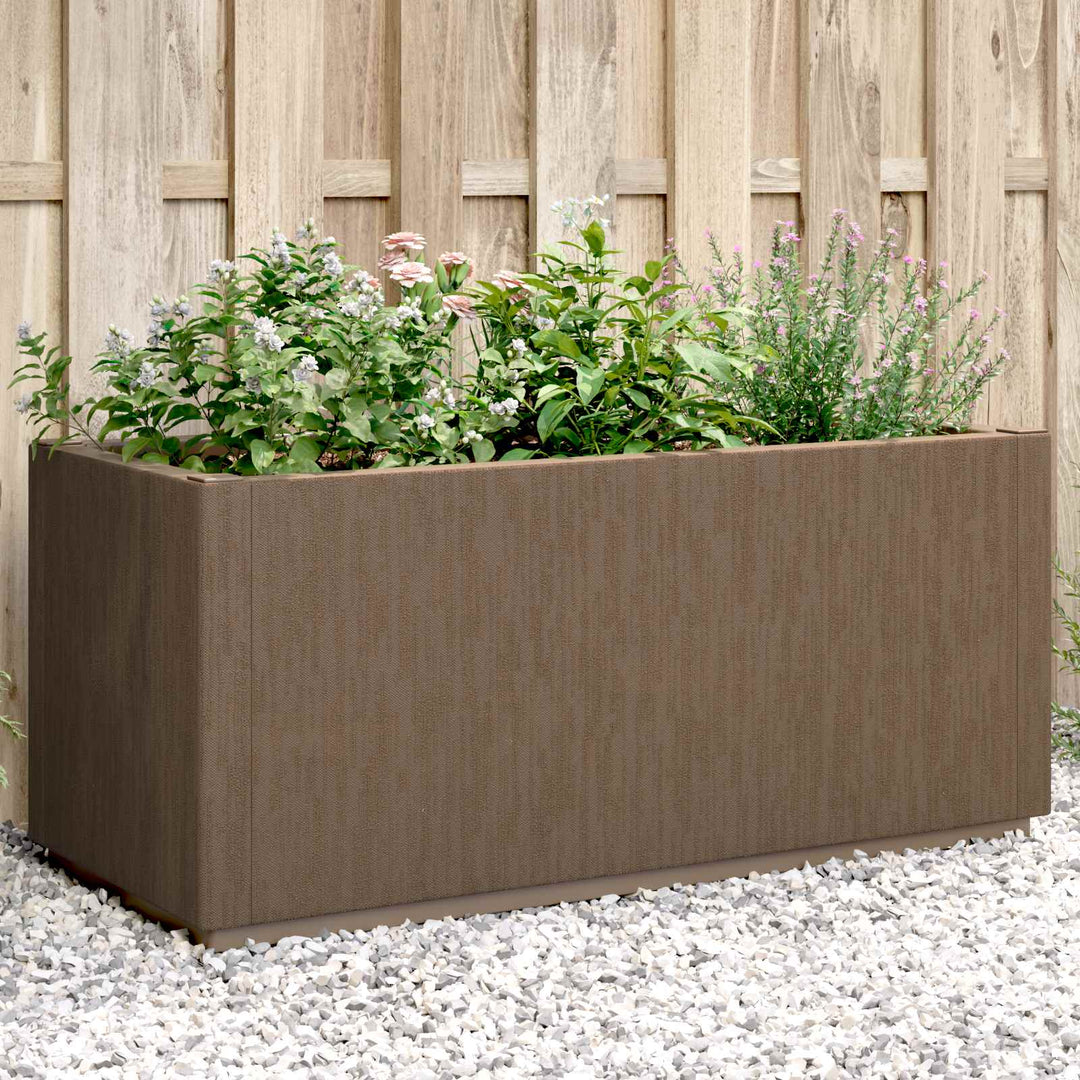Haveblomsterkasse Brun 80 x 36 x 35 cm PP