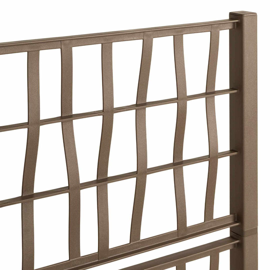 Havekrukke med trellis Brun 80 x 36 x 140 cm PP