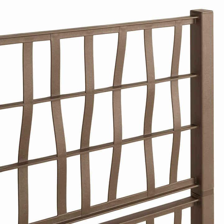 Havekrukke med trellis Brun 80 x 36 x 140 cm PP