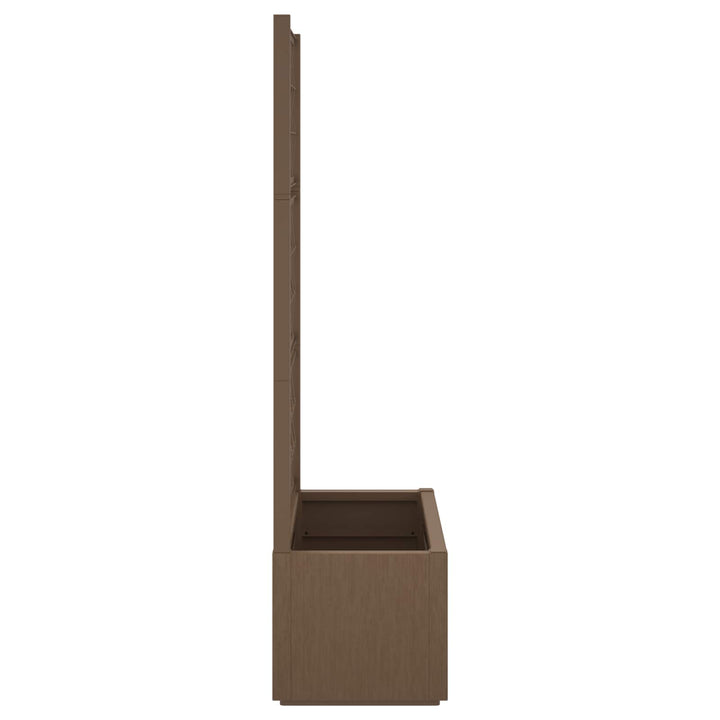 Havekrukke med trellis Brun 80 x 36 x 140 cm PP