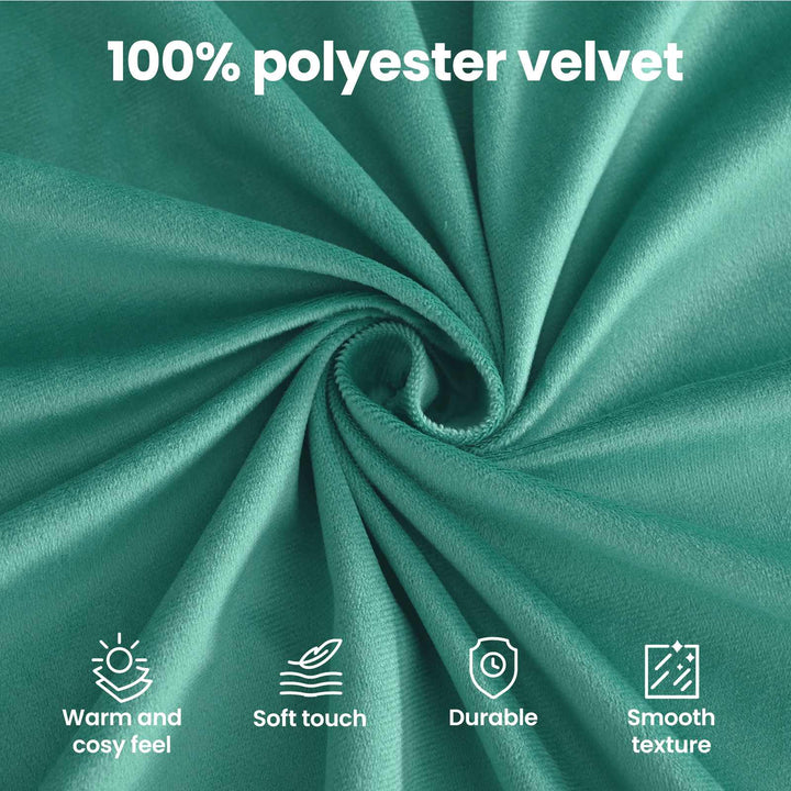 Polstret bænk med ryg Turkis 110 x 60 x 76 cm Fløjl
