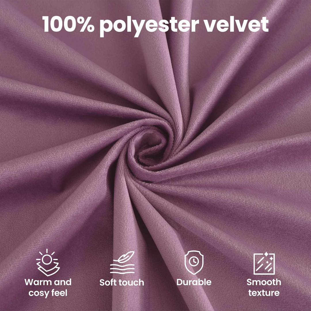 Polstret bænk med ryg Lilla 110 x 60 x 76 cm Fløjl