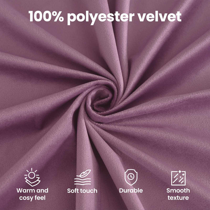 Polstret bænk med ryg Lilla 110 x 60 x 76 cm Fløjl